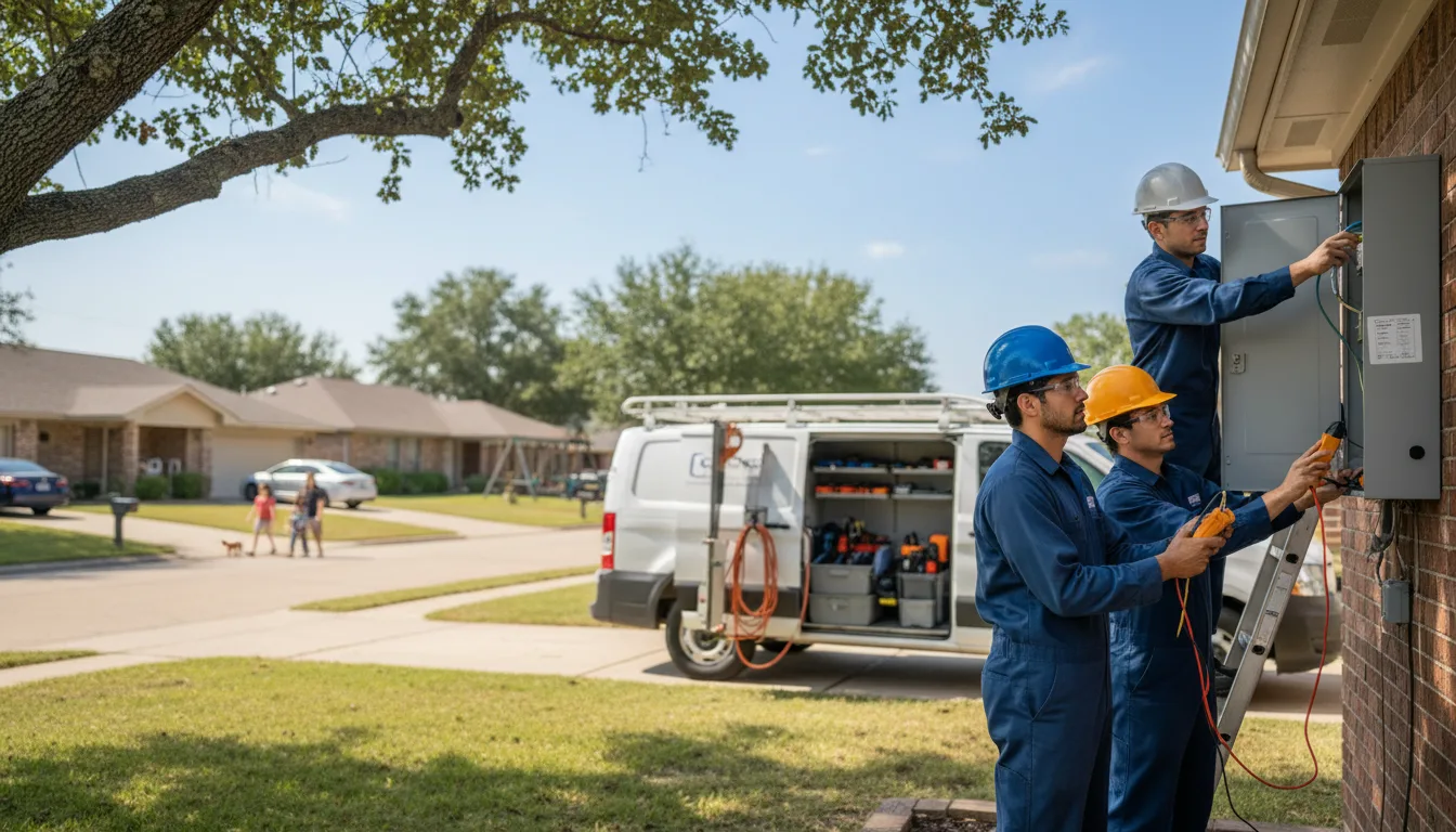 Certified electrician providing emergency electrical services in Coldwater, MS